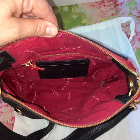 Hammitt Black Leather Crossbody Bag - Picture 4 of 7